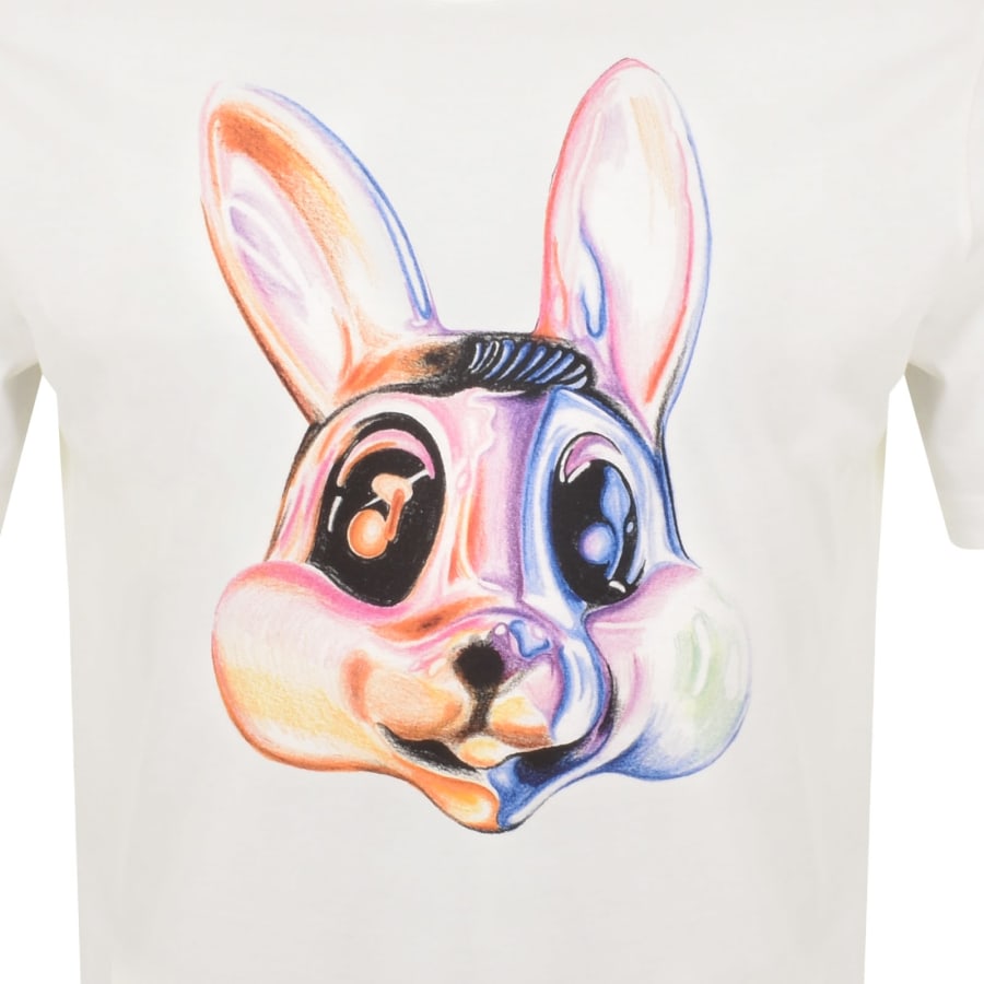 Image number 3 for Paul Smith Rabbit Logo T Shirt White