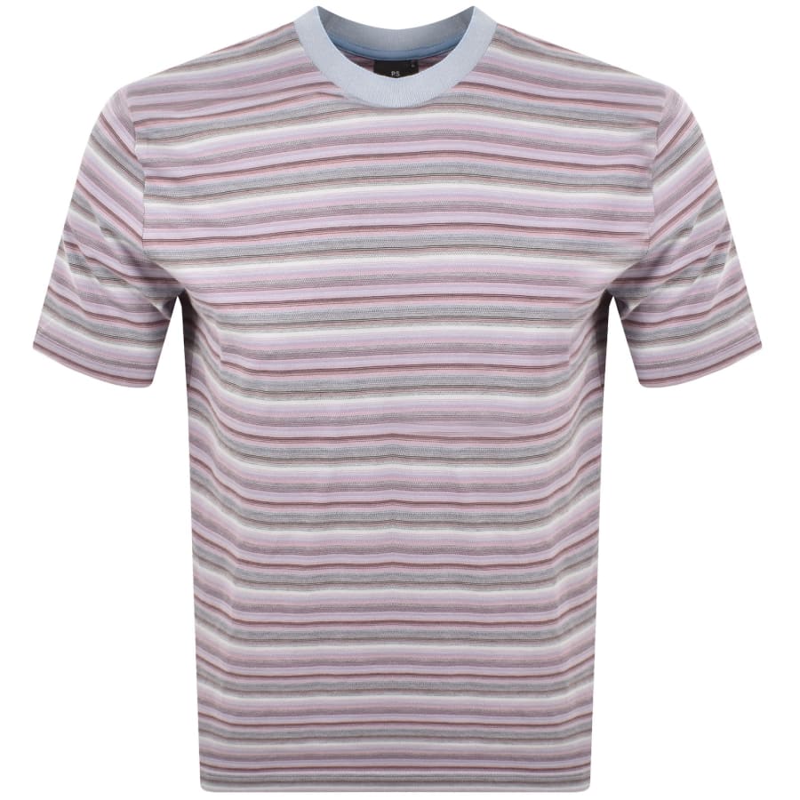 Image number 1 for Paul Smith Stripe Logo T Shirt Multi