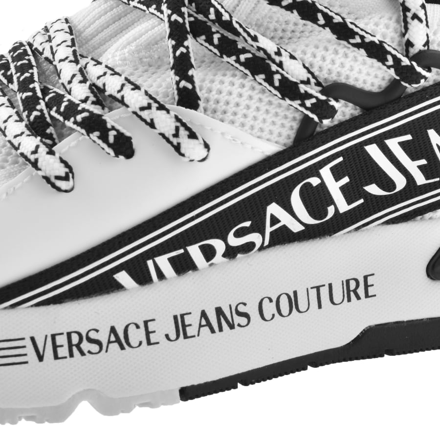 Image number 4 for Versace Jeans Dynamic SA3 Trainers White
