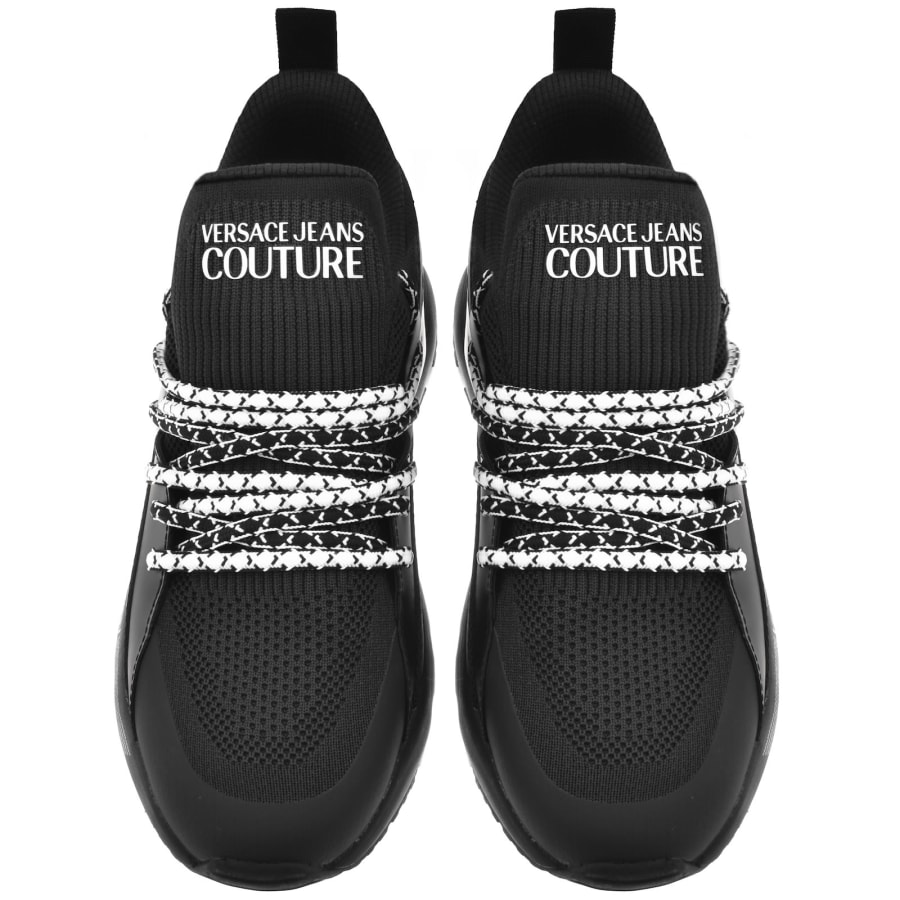 Image number 3 for Versace Jeans Dynamic SA3 Trainers Black