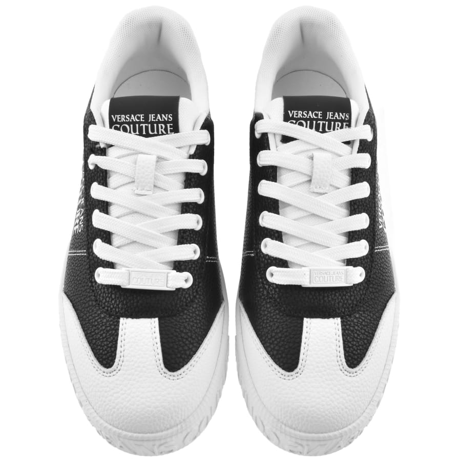 Image number 3 for Versace Jeans Couture Court Trainers Black