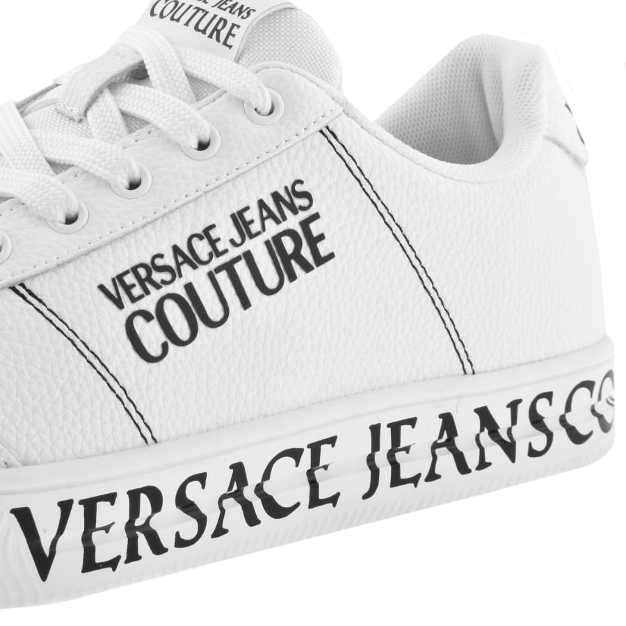 Image number 4 for Versace Jeans Couture Court Trainers White
