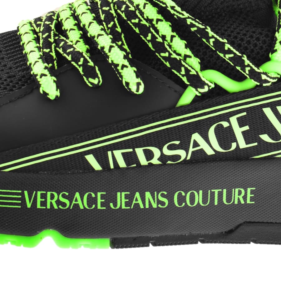 Image number 4 for Versace Jeans Dynamic SA3 Trainers Black