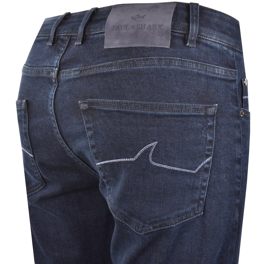 Image number 4 for Paul And Shark Comfort Stretch Jeans Dark Blue