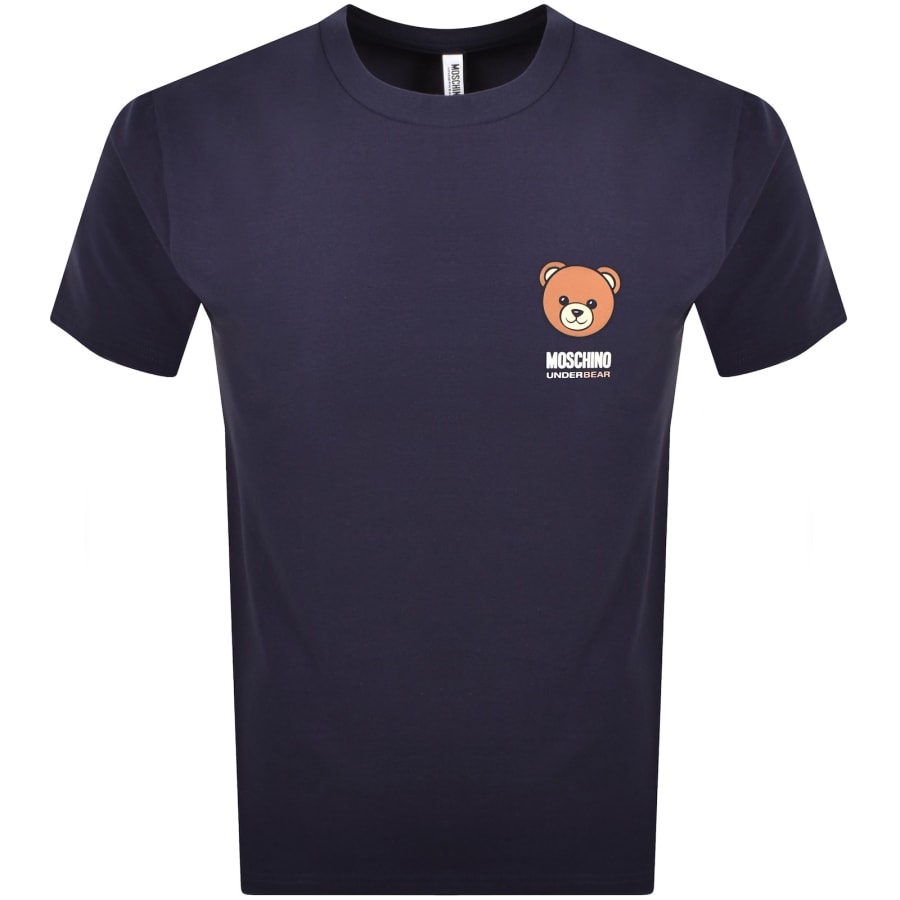 Image number 1 for Moschino Logo T Shirt Blue