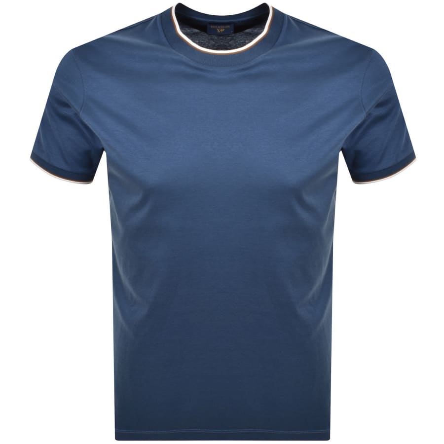 Image number 2 for Paul And Shark Logo T Shirt Cadet Blue