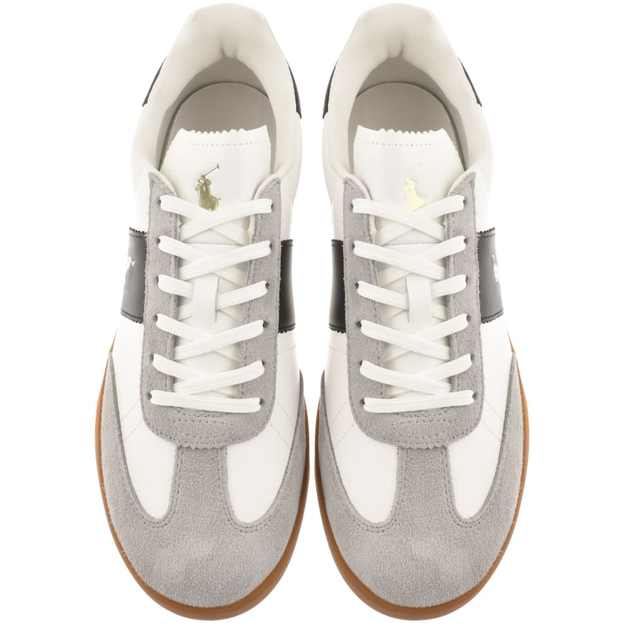 Image number 3 for Ralph Lauren Heritage Aera Trainers White