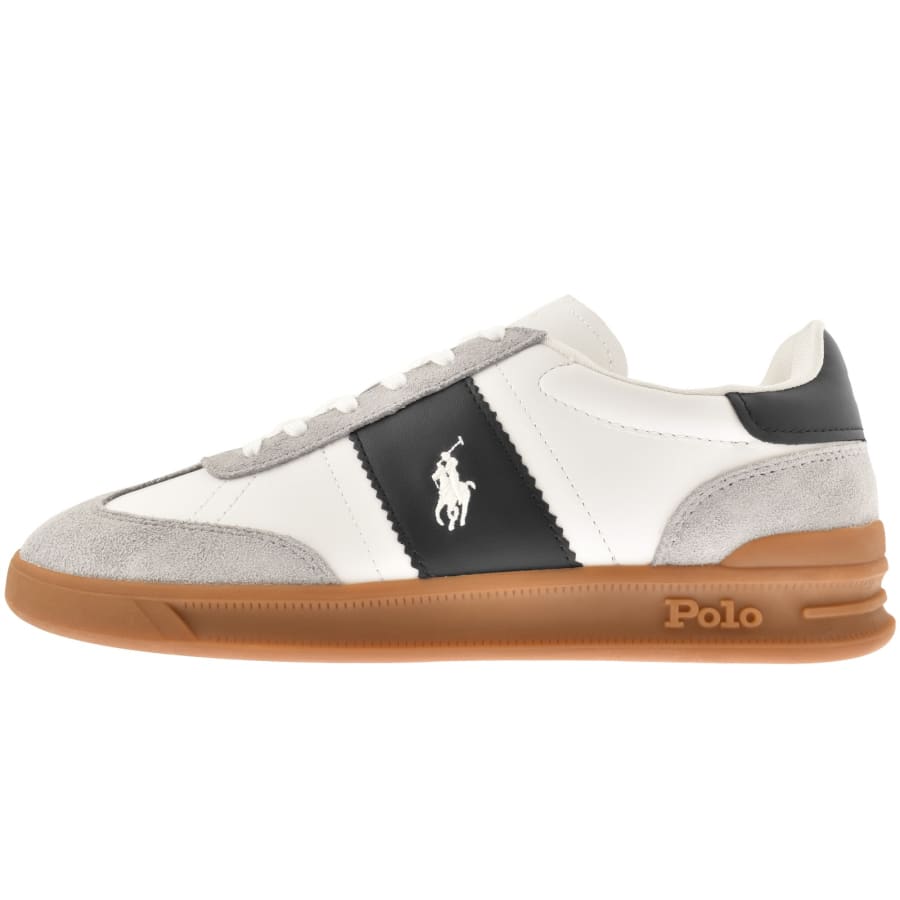 Image number 1 for Ralph Lauren Heritage Aera Trainers White