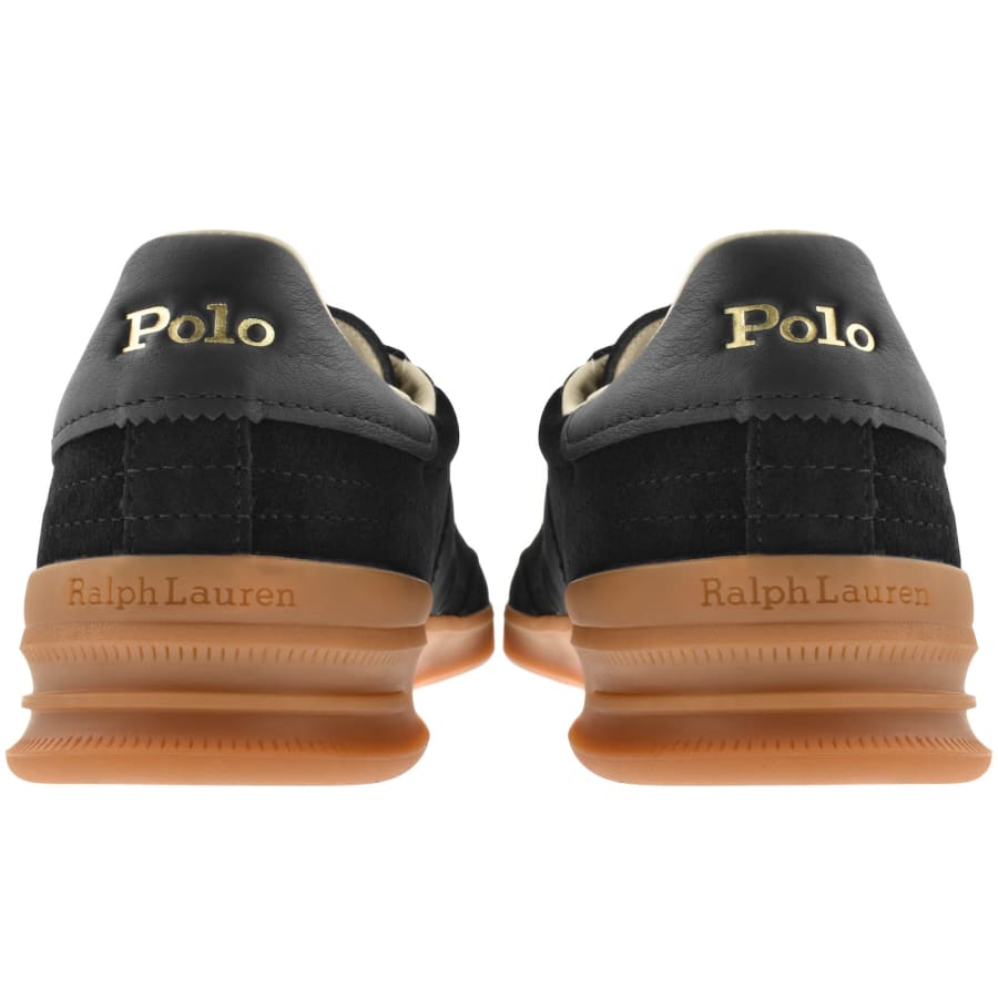 Image number 2 for Ralph Lauren Heritage Aera Trainers Black