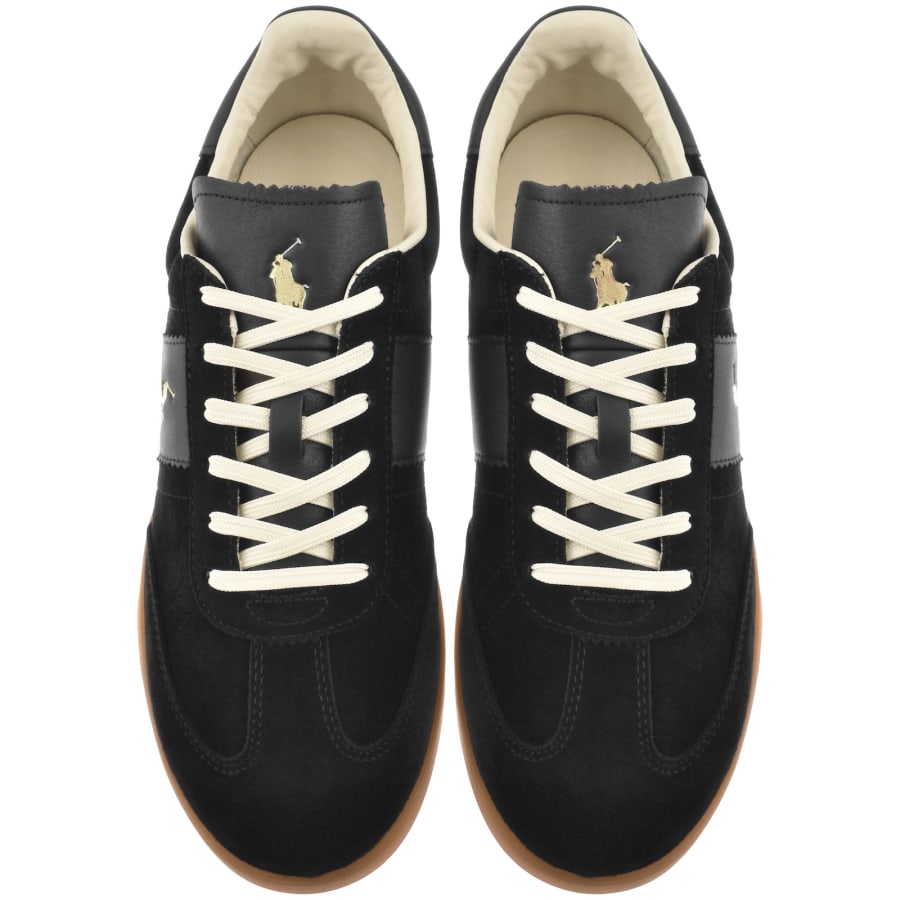 Image number 3 for Ralph Lauren Heritage Aera Trainers Black