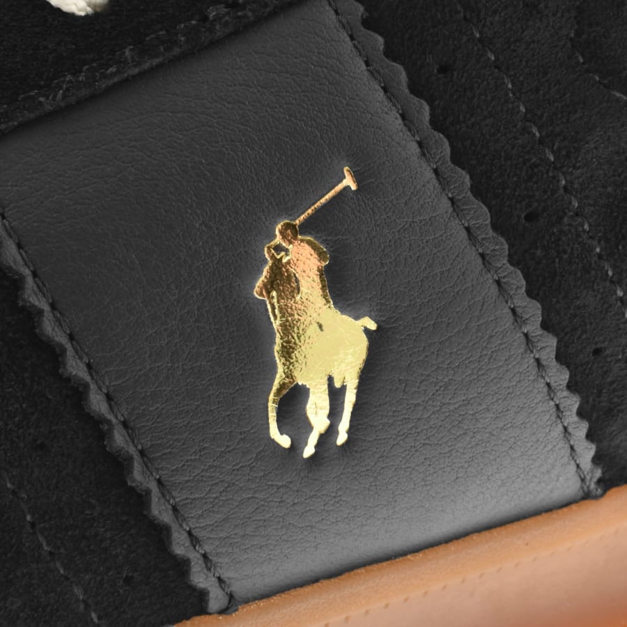 Image number 4 for Ralph Lauren Heritage Aera Trainers Black