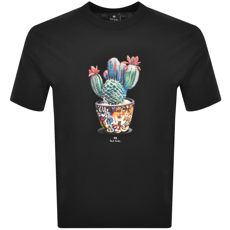 Image number 1 for Paul Smith Cactus T Shirt Navy Blue