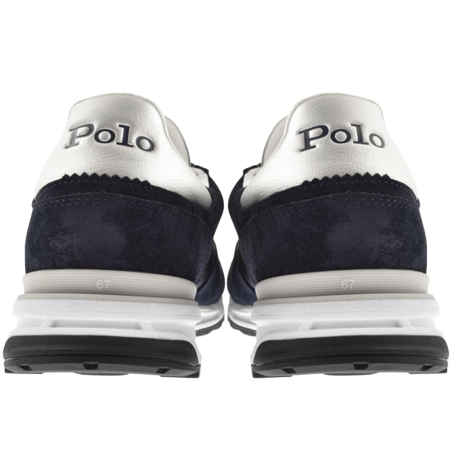 Image number 2 for Ralph Lauren Varick Trainers Navy