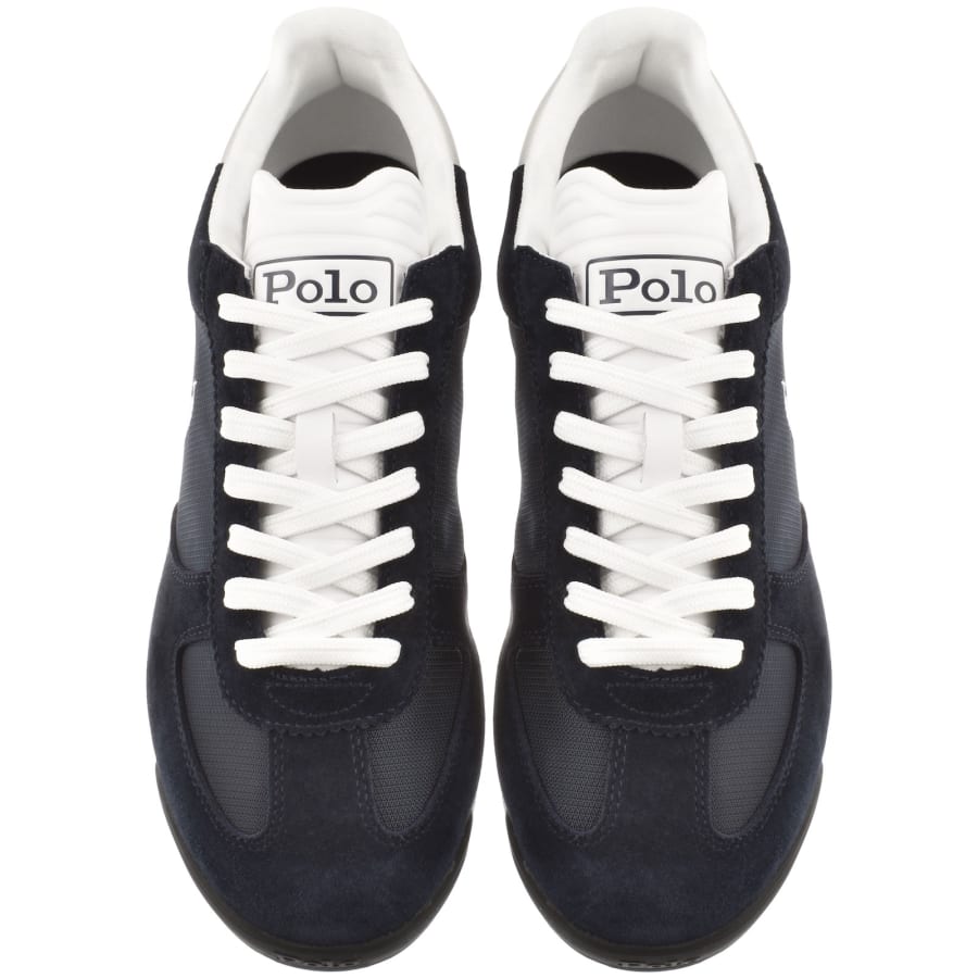 Image number 3 for Ralph Lauren Varick Trainers Navy
