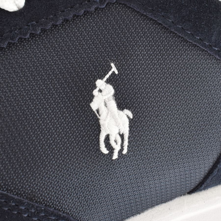 Image number 4 for Ralph Lauren Varick Trainers Navy