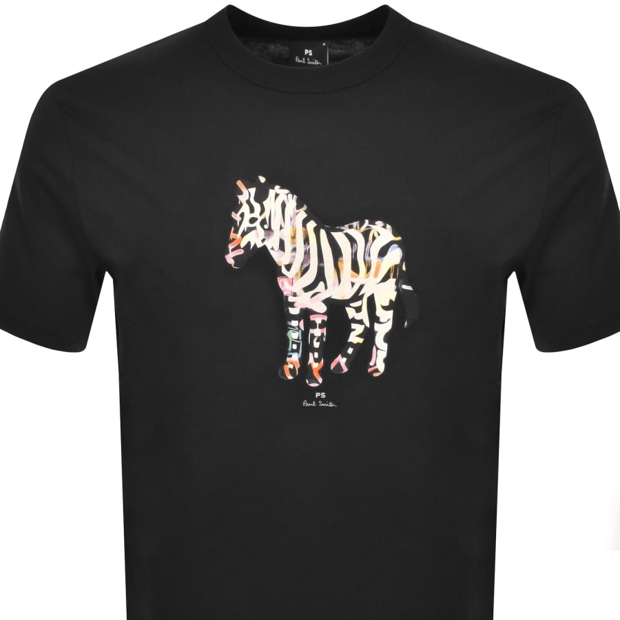Image number 2 for Paul Smith Zebra T Shirt Navy Blue