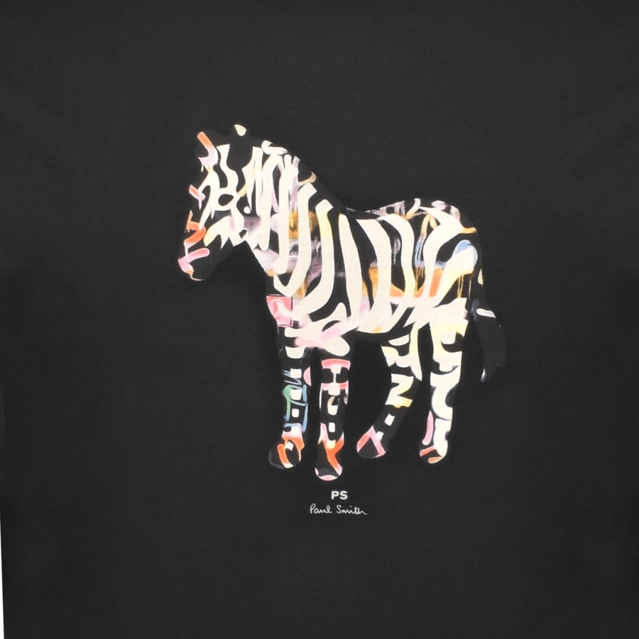 Image number 3 for Paul Smith Zebra T Shirt Navy Blue