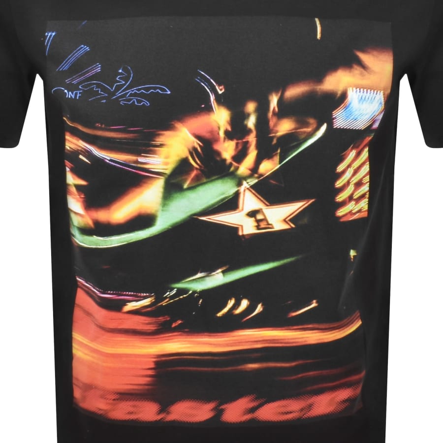 Image number 3 for Paul Smith Casual Fit Print T Shirt Black