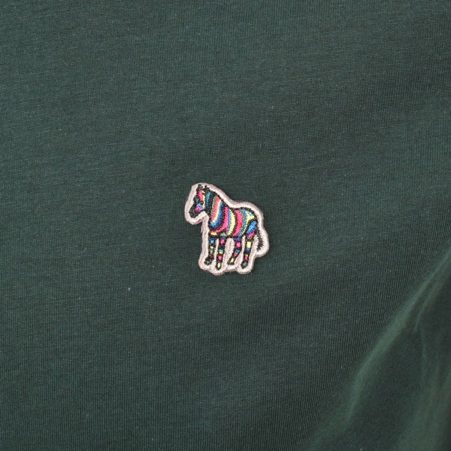 Image number 3 for Paul Smith Zebra Logo T Shirt Green
