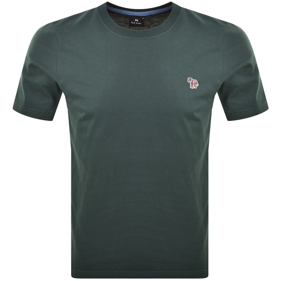 Image number 1 for Paul Smith Zebra Logo T Shirt Green