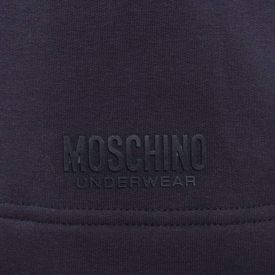 Image number 3 for Moschino Tape Logo Shorts Blue