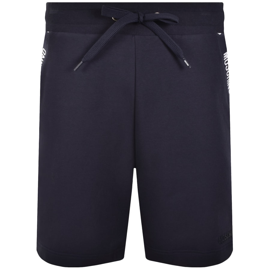 Image number 1 for Moschino Tape Logo Shorts Blue