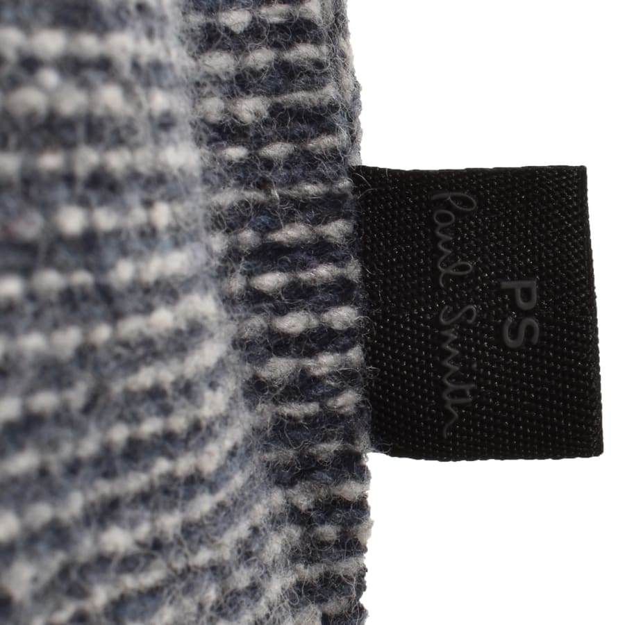 Image number 3 for Paul Smith Patchwork Full Zip Cardigan Navy