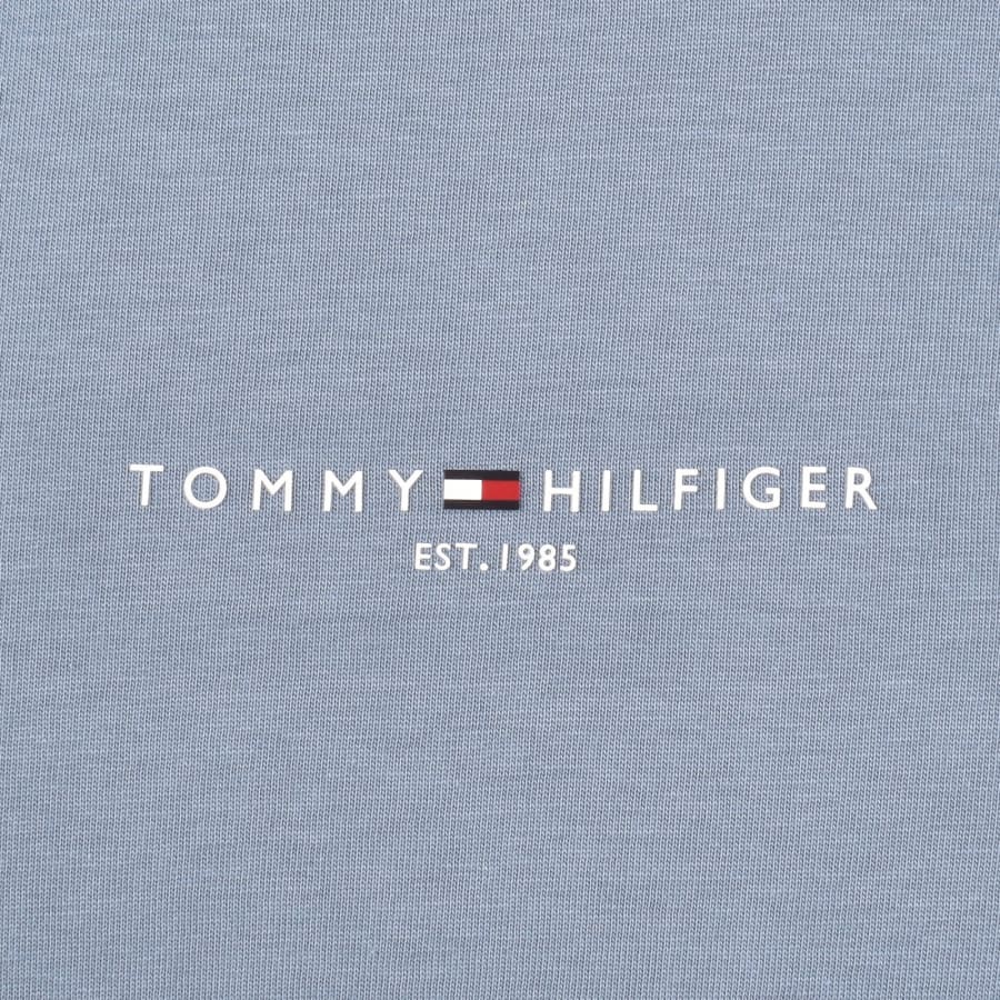 Image number 3 for Tommy Hilfiger Tipped T Shirt Blue