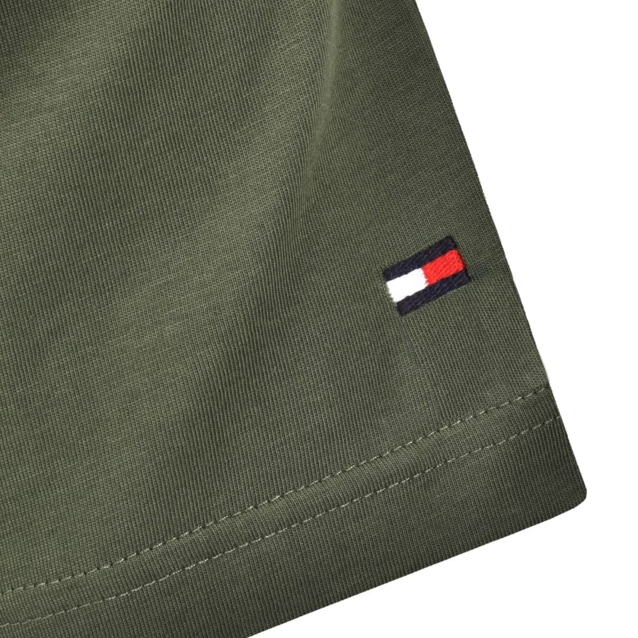 Image number 4 for Tommy Hilfiger Logo Brand Love T Shirt Green