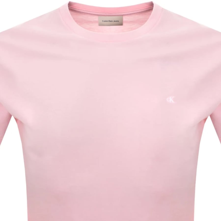 Image number 2 for Calvin Klein Jeans T Shirt Rose Shadow