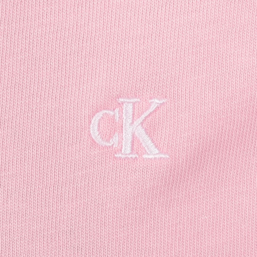 Image number 3 for Calvin Klein Jeans T Shirt Rose Shadow