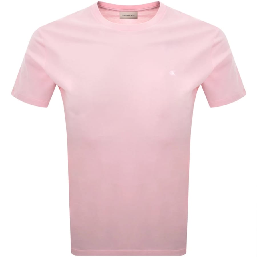 Image number 1 for Calvin Klein Jeans T Shirt Rose Shadow