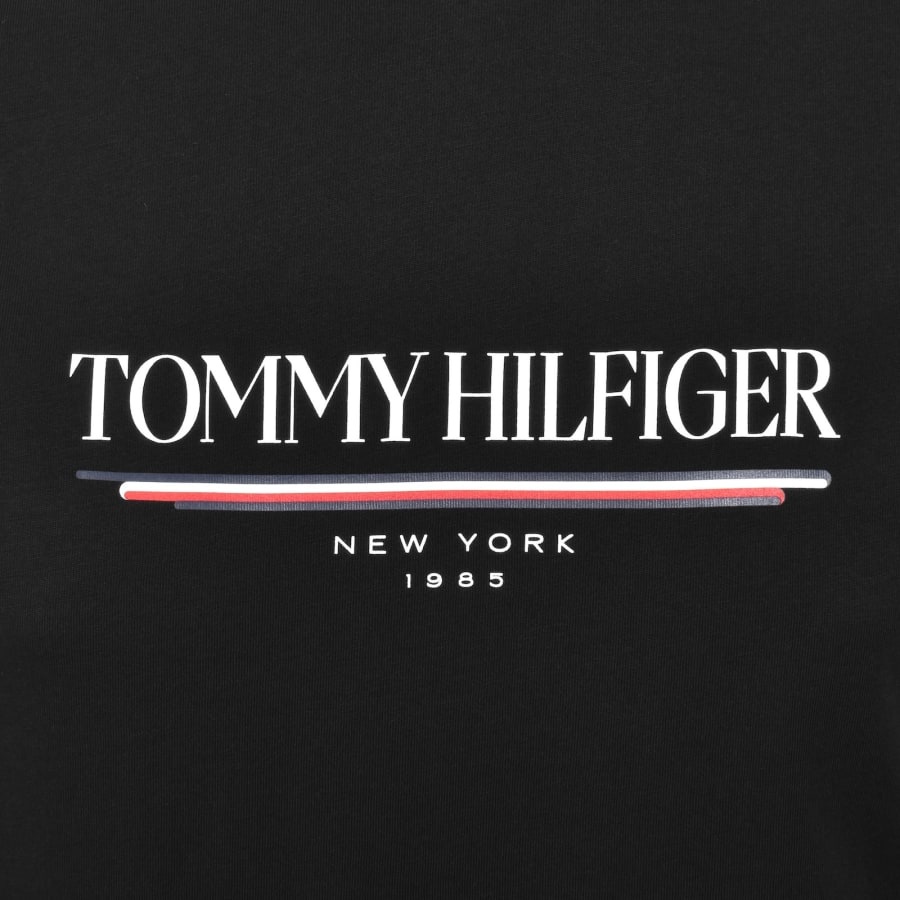 Image number 3 for Tommy Hilfiger Logo Brand Love T Shirt Black