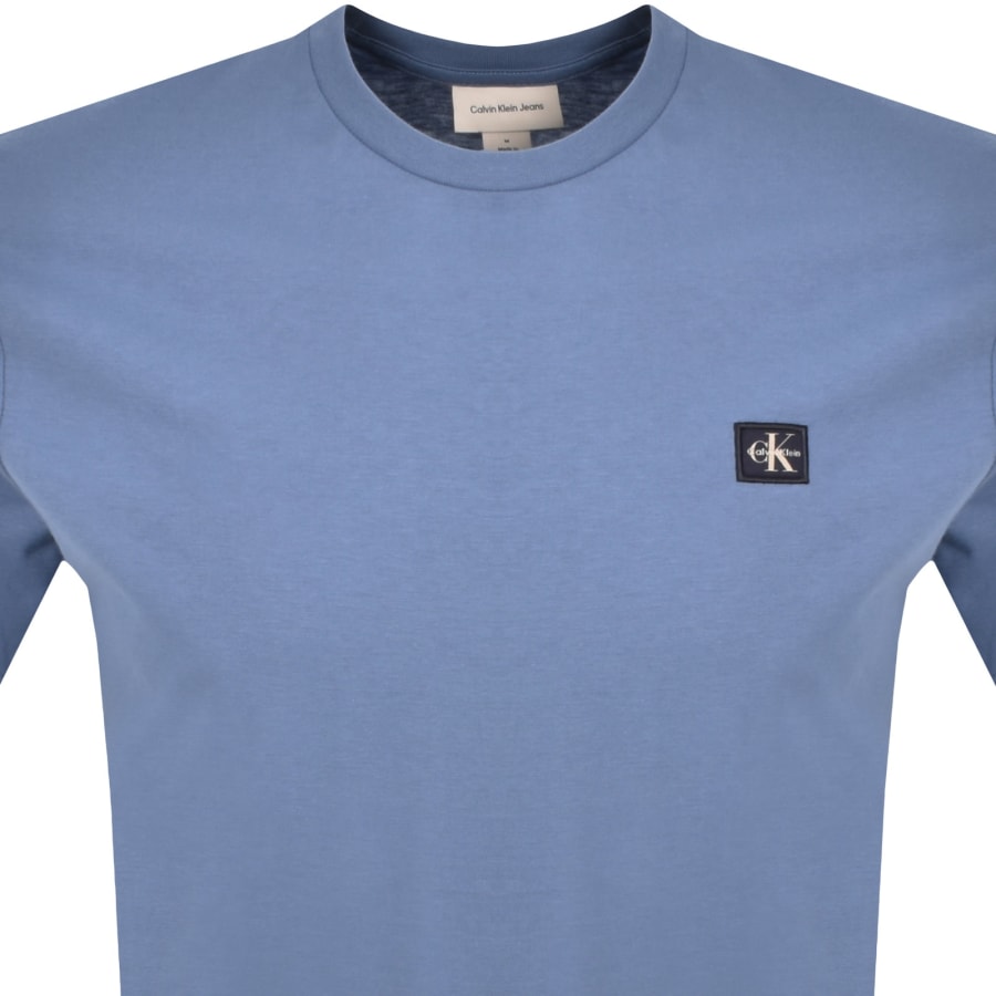 Image number 2 for Calvin Klein Jeans Badge T Shirt Blue