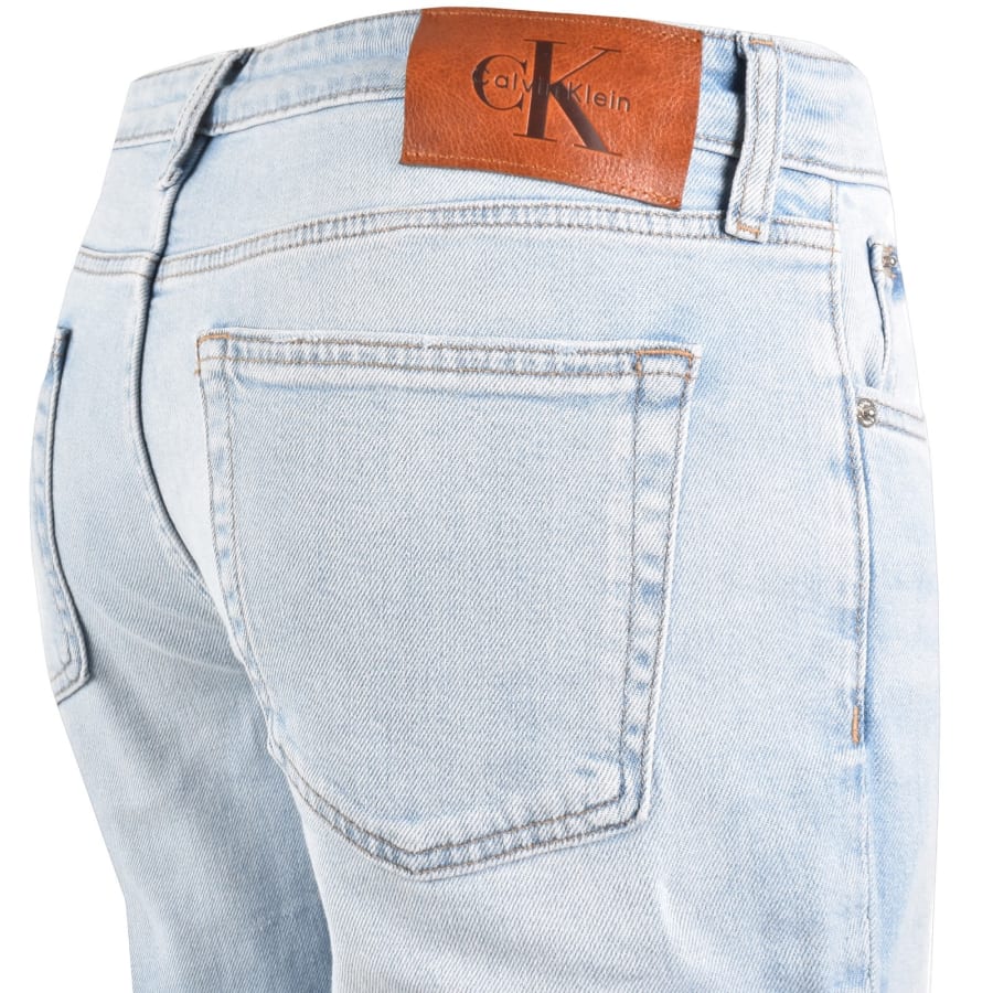 Image number 4 for Calvin Klein Jeans Slim Straight Jeans Blue