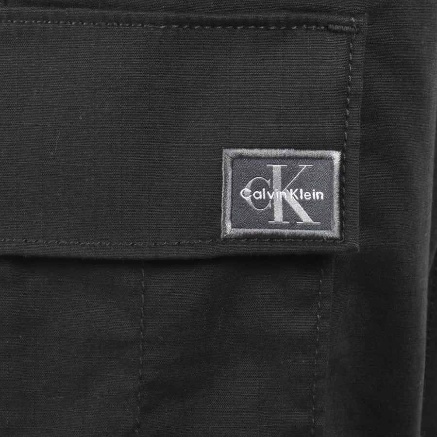Image number 4 for Calvin Klein Jeans Skinny Cargo Trousers Black