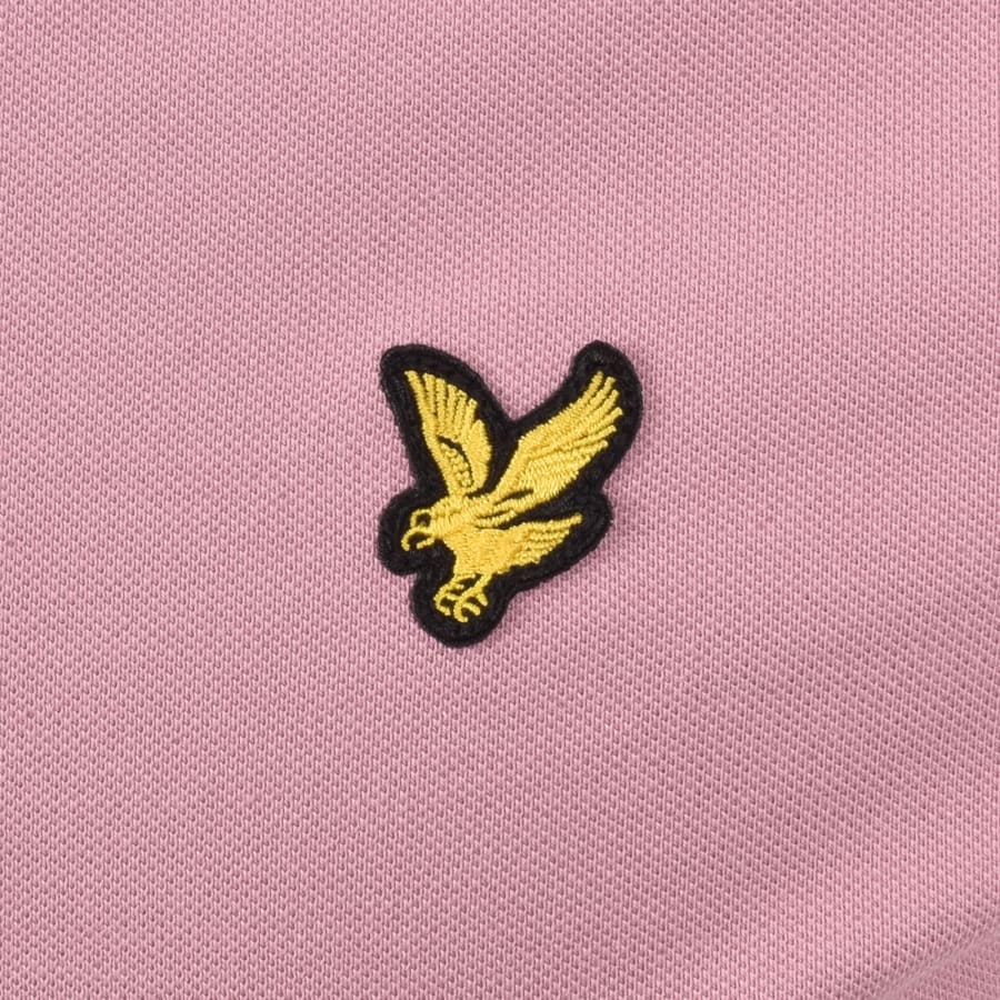 Image number 3 for Lyle And Scott Plain Polo T Shirt Pink