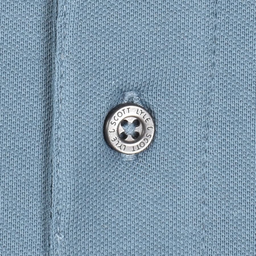 Image number 4 for Lyle And Scott Plain Polo T Shirt Blue