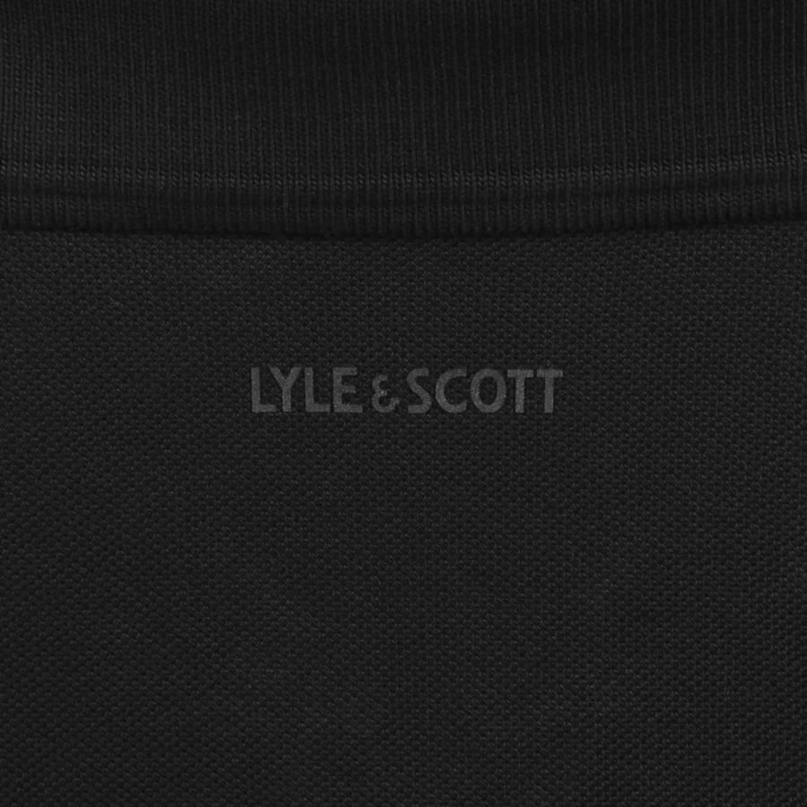 Image number 4 for Lyle And Scott Ottoman Zip Polo T Shirt Black