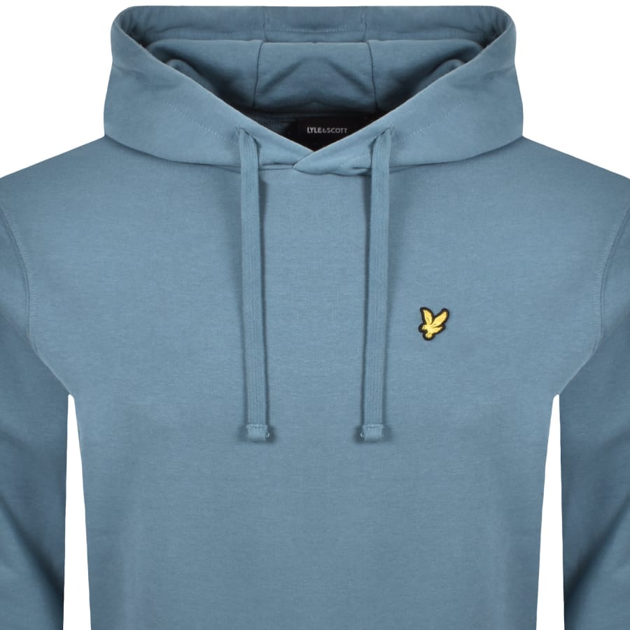 Image number 2 for Lyle And Scott Pullover Hoodie Blue