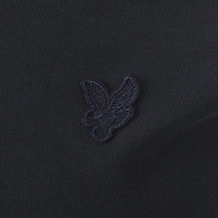 Image number 3 for Lyle And Scott Superfine Zip Polo T Shirt Blue