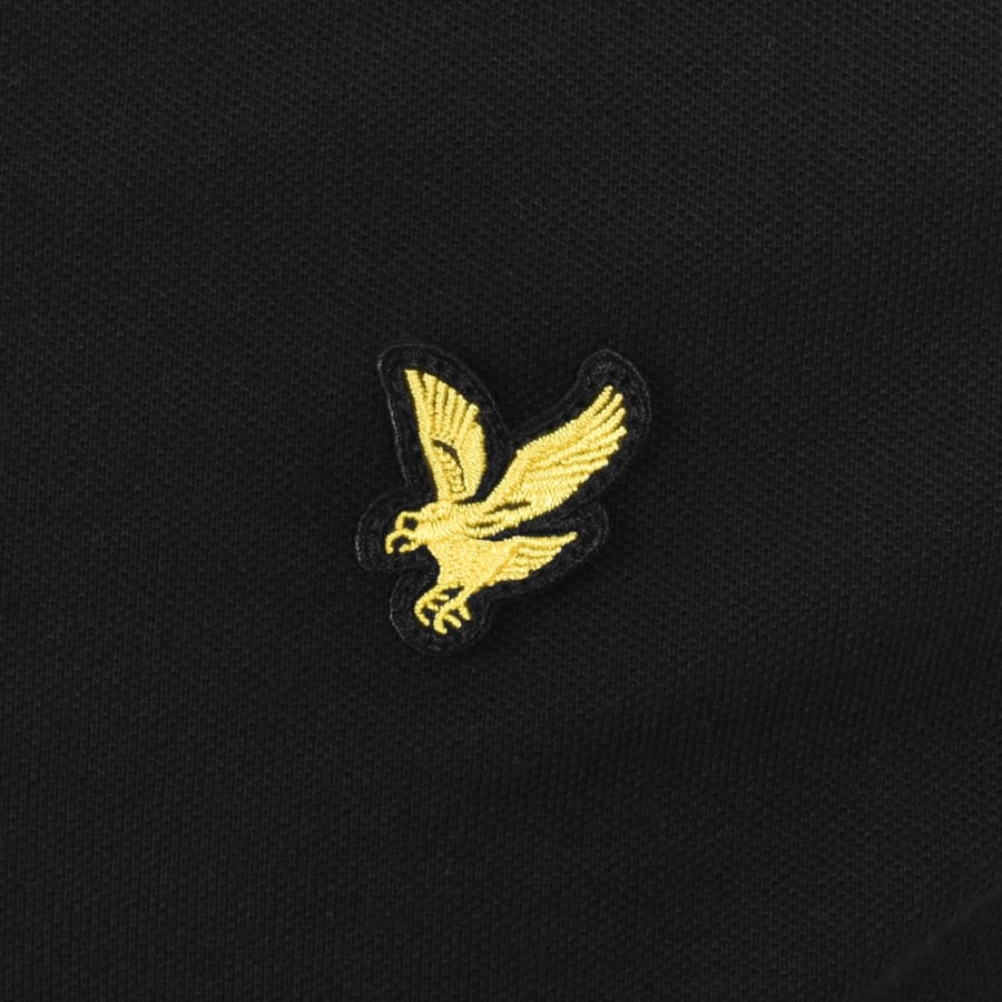 Image number 3 for Lyle And Scott Tipped Polo T Shirt Black