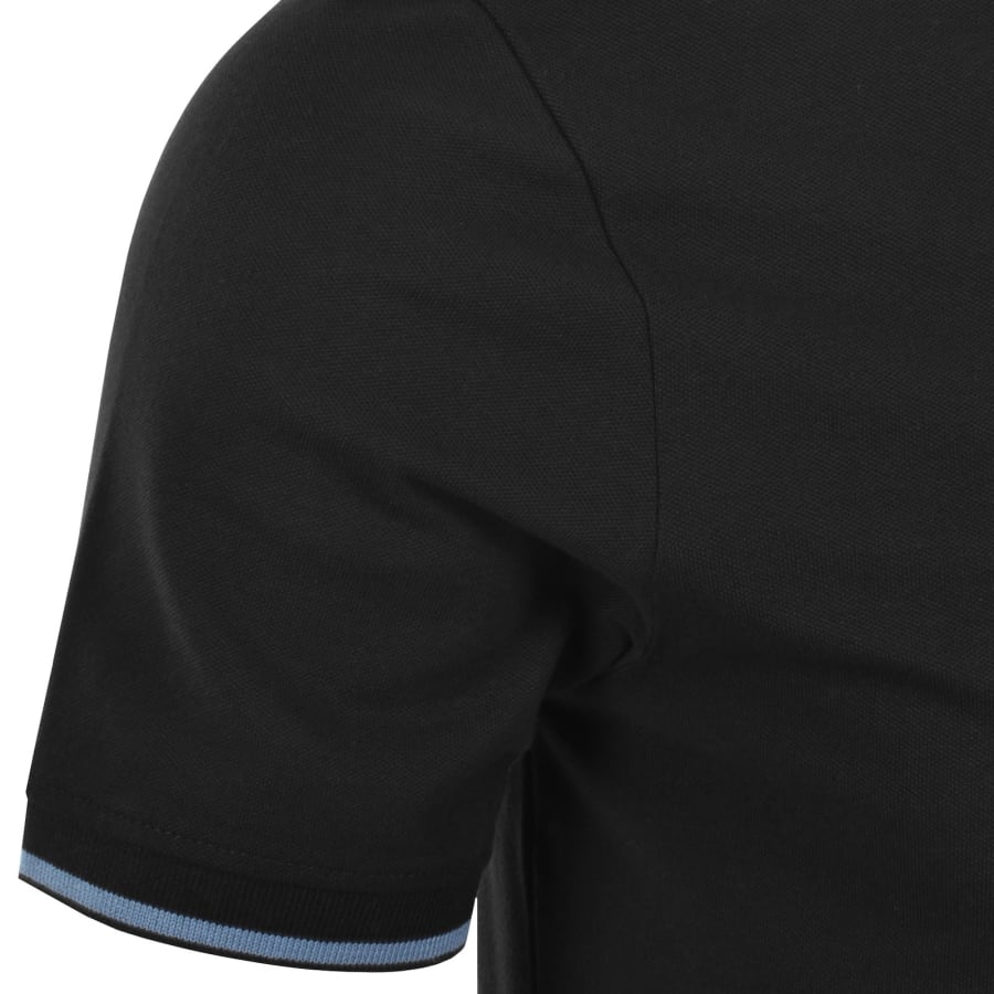 Image number 4 for Lyle And Scott Tipped Polo T Shirt Black