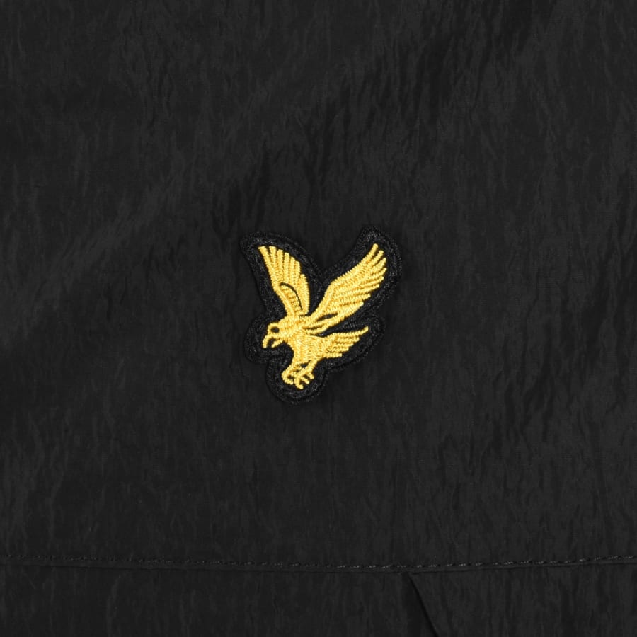 Image number 3 for Lyle And Scott Packaway Hooded Jacket Black