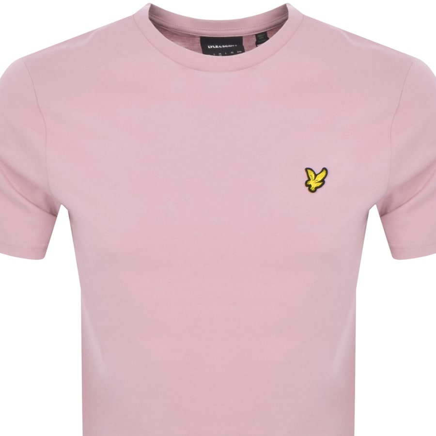 Image number 2 for Lyle And Scott Crew Neck T Shirt Pink