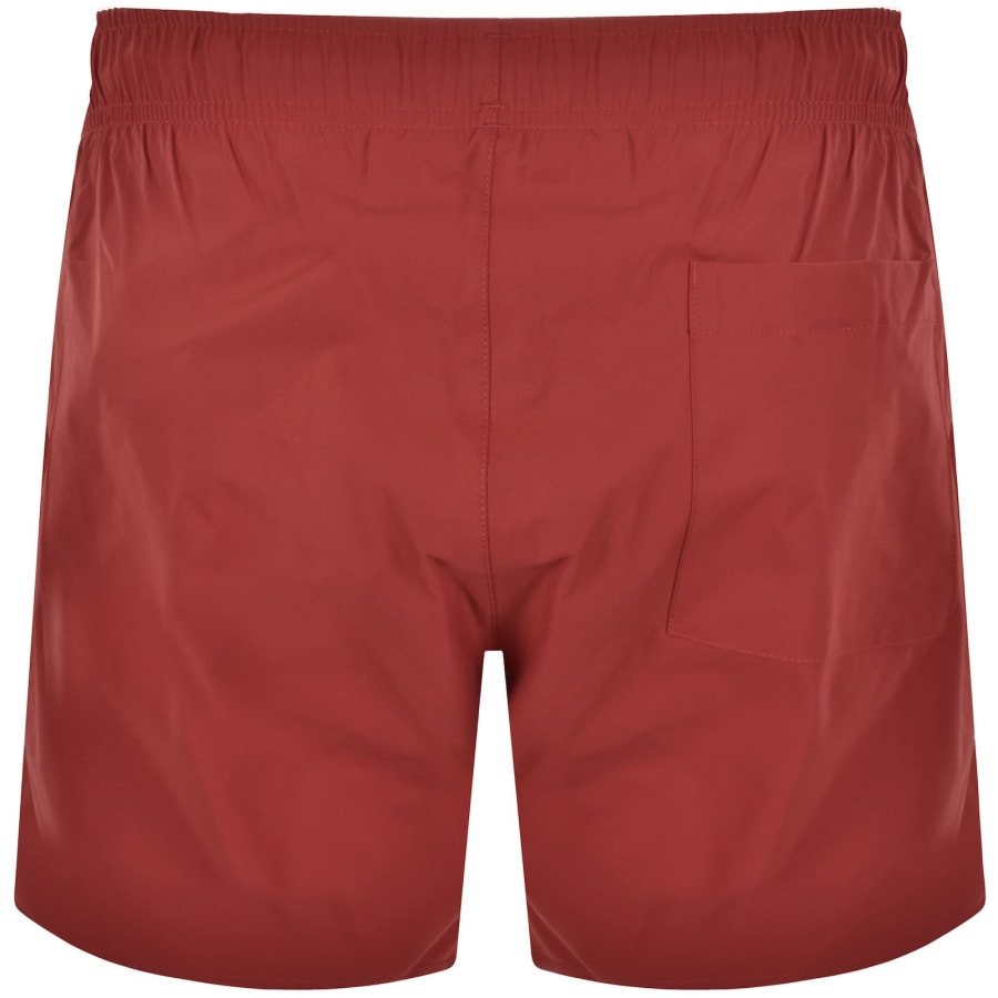 Image number 3 for BOSS Iconic Swim Shorts Medium Red