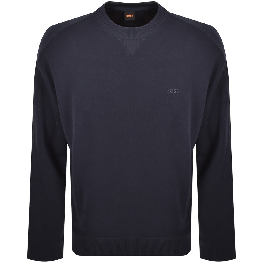 Image number 2 for BOSS We Mixed Sweatshirt Dark Blue