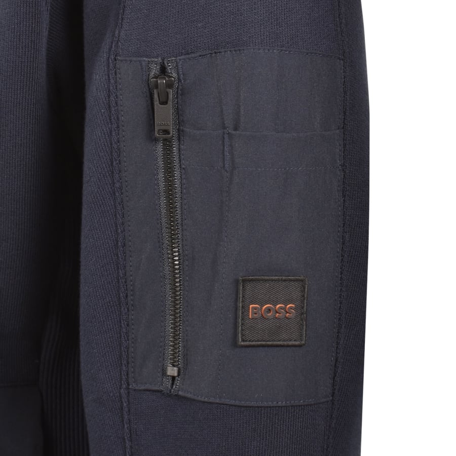 Image number 5 for BOSS We Mixed Sweatshirt Dark Blue