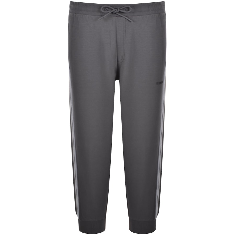 Image number 3 for BOSS Full Zip Tracksuit Set Grey