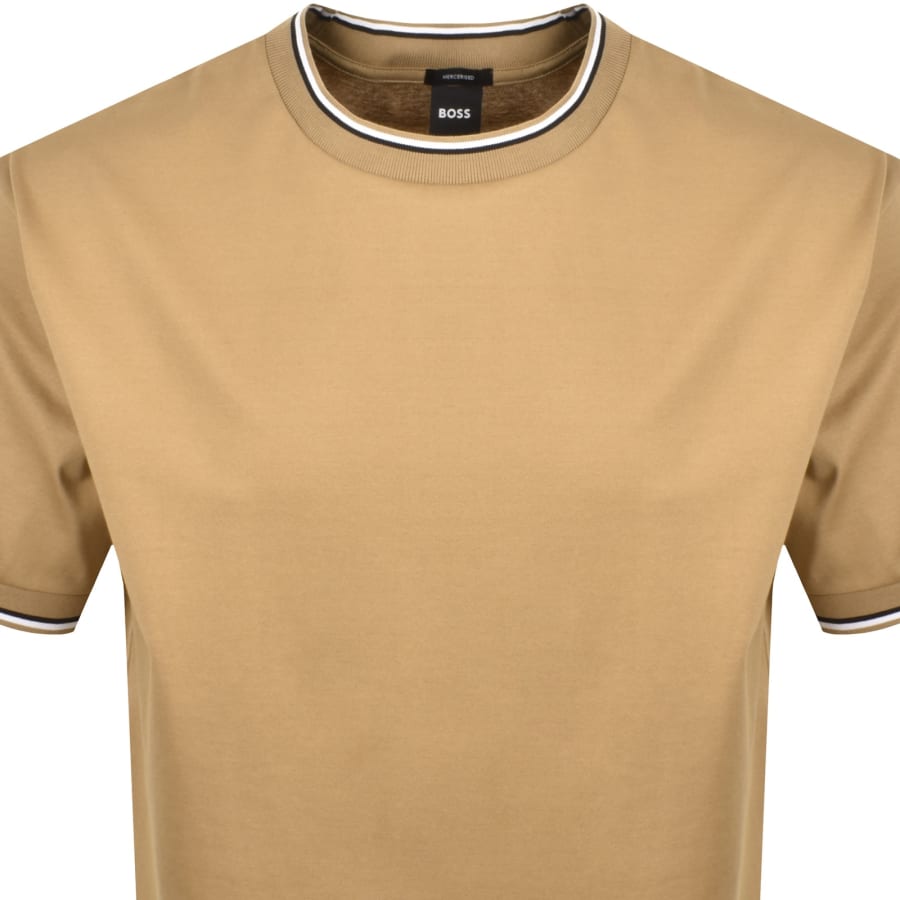 Image number 2 for BOSS H Tames 65 T Shirt T Shirt Beige